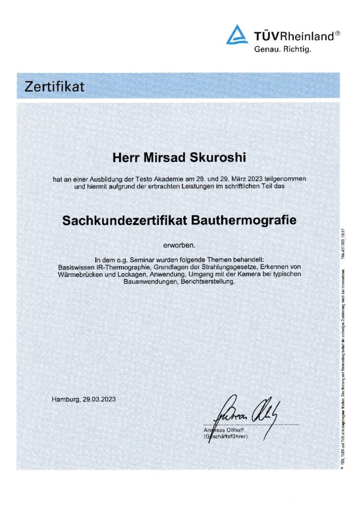 Zertifikat